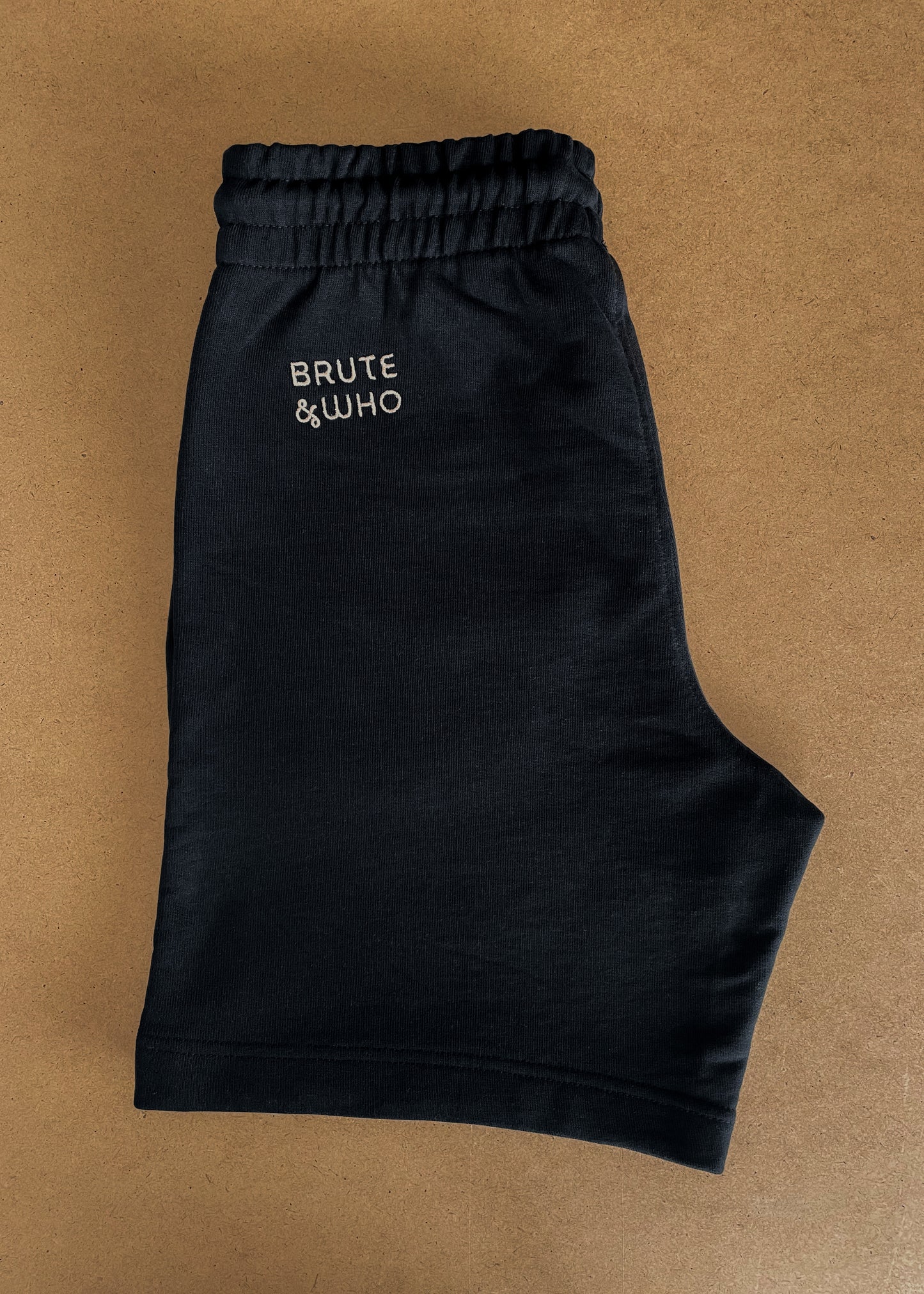 Brute&Doodle Unisex Black Shorts